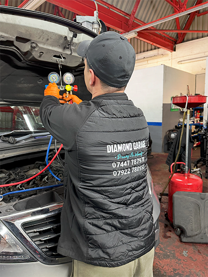 Diamond Garage Interior